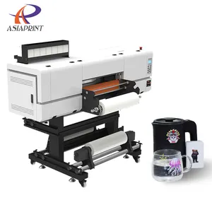 60cm uv dtf printer Hot foil stamping label printer crystal sticker uv dtf film printer with varnish printing machine