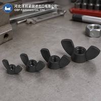 New Arrival M4 M5 M6 M8 M10 M12 Wing Nut Black White Plastic Nylon Fasteners Metric Measurement Cartons Other Fasteners