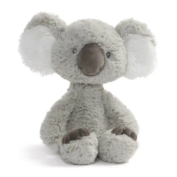 Customized Gray Stuffed Soft Cuddly Comfortable Forest Animal Sitting Cushion Koala Plush Toy
