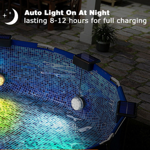Éclairage de <span class=keywords><strong>piscine</strong></span> télécommandé, lampes LED submersibles pour <span class=keywords><strong>piscine</strong></span>, étanches IP68, lumière solaire subaquatique pour <span class=keywords><strong>piscine</strong></span>, RGB - Product Image 4