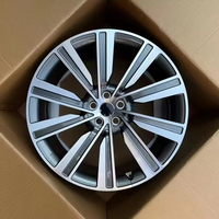 Pour L322 22x9.5 5x120 ET45 CB72.56 Jantes en alliage de luxe noires à face usinée pour tout-terrain