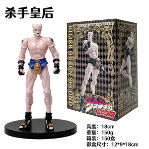 ของเล่นฟิกเกอร์การ์ตูนอนิเมะ <span class=keywords><strong>Jolyne</strong></span> Cujojo การผจญภัยที่แปลกประหลาด18cm 7รูปแบบ - Product Image 4