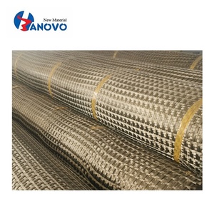 Bê tông gia cố lưới cường độ cao 100kn sợi Bazan <span class=keywords><strong>geogrid</strong></span> cho vỉa hè đường - Product Image 3