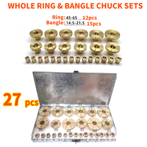 New Arrival Tasanol Stainless Steel 27 Kits Collet <b>Bangle</b> <b>Engraving</b> Polishing Machine for Silver Gold Ring Jewelry - Product Image 4