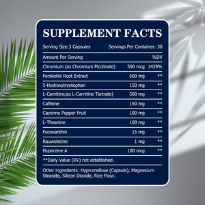 Cápsulas de Suplemento Premium de Capsaicina y L-carnitina de Alta Calidad, Aumentan la Energía y el Metabolismo, Cápsulas para Impulsar el Metabolismo - Product Image 2