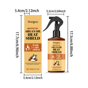 Spray protecteur thermique pour cheveux, soin capillaire à l'huile d'argan, brillance et réparation des cheveux abîmés, hydratant, marque privée OEM - Product Image 6