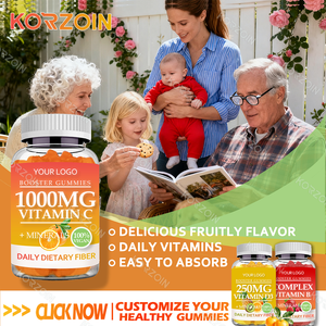 プライベートブランドのビタミンGミ―メーカー、カスタマイズ可能、砂糖不使用、高濃度ビタミンCグミ（顔用、透明感向上） - Product Image 3