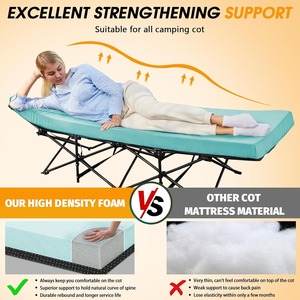 Tapis de couchage pour le <span class=keywords><strong>camping</strong></span>, non gonflable, imperméable, matelas de voiture pliable, design léger pour les voyages - Product Image 2