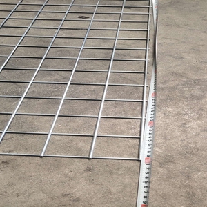 Panel Kawat Las Persegi Galvanis 6 Gauge 2X2 3X3 4X4 6Ft 75X75Mm 50X50 8Ftx4Ft untuk Pagar - Product Image 2