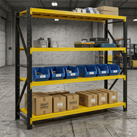 Étagères de stockage mobiles à grande portée, étagères légères pour entrepôt, matériaux de construction en acier inoxydable, étagère à outils
