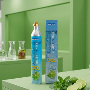<span class=keywords><strong>Precio</strong></span> de Fábrica al por Mayor, Tanque de Gas CO2 de 425g 60L para Máquina de Refrescos <span class=keywords><strong>Soda</strong></span> Club Fizzi - Product Image 1