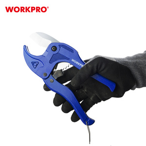 Coupe-tuyaux en PVC de qualité industrielle et bricolage <span class=keywords><strong>WORKPRO</strong></span>, capacité de 42 mm, outil à cliquet pour une coupe rapide à une main de tuyaux de 1-5/8 pouces - Product Image 4