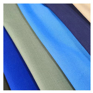 Хлопковый ткацкий станок airjet 2/1 спандекс Пима 32x32 + 40D 105X54 тканый матовый реактивный окрашенный хлопок спандекс ткань - Product Image 5