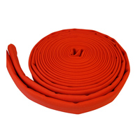 Tuyau d'incendie flexible à double gaine en caoutchouc durable de 2,5, 3, 4, 6, 8 pouces, 100 mm, 45 mm, 65 mm, 80 mm