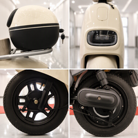 Scooter électrique 72V 350W 500W deux places pour adultes, type Cub, pour le tourisme, en stock à l'étranger