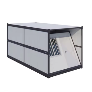 Maison conteneur préfabriquée portable de 20 pieds, mini-maison rapide à vendre, conteneur de bureau pliable en acier avec maisons conteneurs préfabriquées - Product Image 6