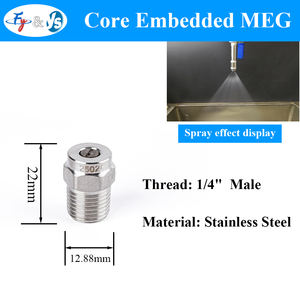 Boquilla de Acero Inoxidable YS, Boquilla Atomizadora de Alta Presión para Lavado de Autos y Limpieza, Boquilla MEG Integrada con Núcleo de 1/8\" / 1/4\" / 3/8\" - Product Image 2