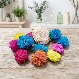ดอกกุหลาบแห้งธรรมชาติรักษ์โลกสำหรับตกแต่ง ขนาดตามสั่ง สีแดง ยี่ห้อ Conifer - Product Image 2