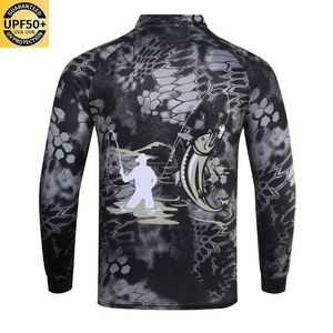 Camisas de Pesca para Hombre con Media Cremallera, Protección Solar UPF 50+, Transpirables, Anti-UV, Manga Larga, Secado Rápido - Product Image 2