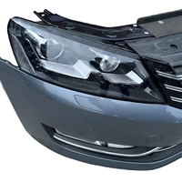 Pour Passat B5 B6 B7 : Kits de carrosserie, accessoires d'origine d'occasion, pare-chocs avant complet, phares LED, ensemble moteur, pare-chocs de voiture Polo