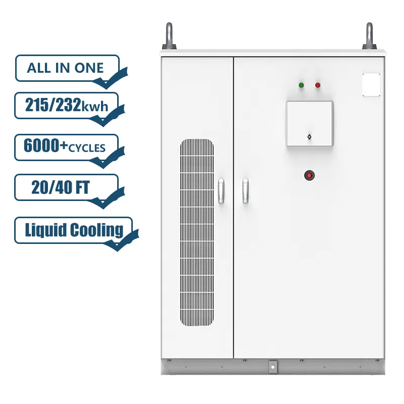 Vendita calda armadio standardizzato sistema di accumulo di energia modulare C & I compreso il raffreddamento a liquido modulare e antincendio modulare