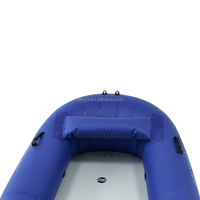 Kayak gonflable portable Hailebao Easy Storage, confortable, en PVC, design escargot, léger, pour la pêche en eau libre, bateau d'extérieur.