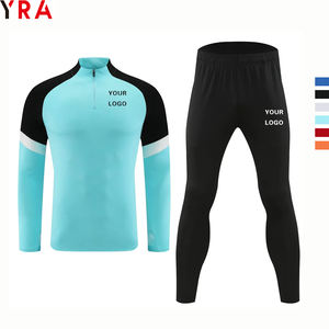 Tuta da allenamento <span class=keywords><strong>per</strong></span> bambini 2024 personalizzata da calcio manica lunga con mezza Zip superiore divisa da scuola <span class=keywords><strong>per</strong></span> ragazze <span class=keywords><strong>divise</strong></span> da calcio <span class=keywords><strong>per</strong></span> ragazzi - Product Image 1