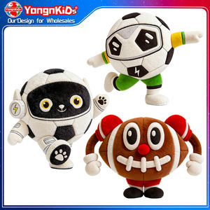 ของเล่นตุ๊กตาผ้ากำมะหยี่ดีไซน์อินเทรนด์สำหรับเล่นกีฬาฟุต<span class=keywords><strong>บอล</strong></span>ออกแบบได้ด้วยตัวเอง - Product Image 1