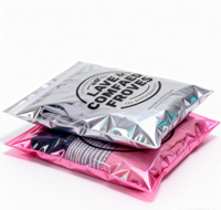 Sacs d'expédition personnalisés imprimés d'un côté transparent pour vêtements, emballages pour sweats à capuche, t-shirts, écharpes, mini-sacs refermables pour vêtements