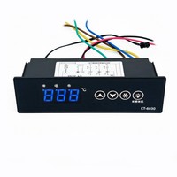 Termostato Digital Programable Multifuncional KT-6030 para Refrigerador, Controla 3 Funciones: Refrigeración, Iluminación y Ventilador.