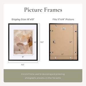 Cadre photo écologique de <span class=keywords><strong>3</strong></span> pièces 11x14 avec tapis 8x10 et 11x14 <span class=keywords><strong>Collage</strong></span> Design montage mural en bois d'art diamanté - Product Image 2