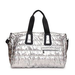Custom Wholesale High Quality Handbag Large Capacity Fashion Luxury <b>Quilted</b> Duffle Tote <b>Single</b> Shoulder Strap Crossbody Bag - Product Image 2