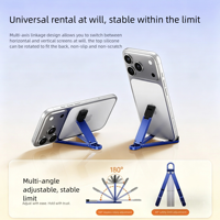 Clip Go Multi Axis Linkage+180 °   Réglage progressif +40 °   Mini porte-clés en aluminium aéronautique avec limiteur de sécurité pour la photographie de paysage