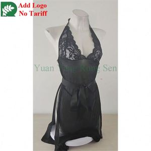 Pigiama da donna trasparente pigiama Set pizzo notte fuoco esotico sposa <span class=keywords><strong>Sexy</strong></span> trasparente - Product Image 2