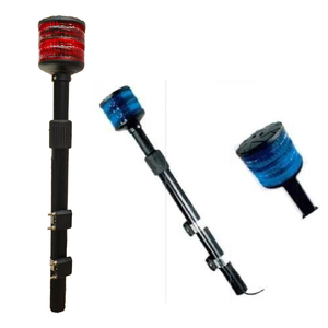 Luz de Trabajo LED para Motocicleta, Luces de Conducción 10-30V, Rojo/Azul/Transparente, LED Impermeable para Motocicleta, Poste <span class=keywords><strong>Trasero</strong></span>, 26 Destellos - Product Image 1