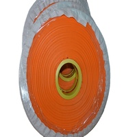 Un tuyau plat flexible en PVC à 8 barres d'une diamètre de 75 mm
