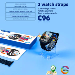 Reloj Inteligente HKSF C96 con Pantalla Grande HD de 2.2 Pulgadas, Cámara Giratoria de 190°, Ranura para Tarjeta SIM 4G/5G, Batería de 680 mAh - Product Image 2