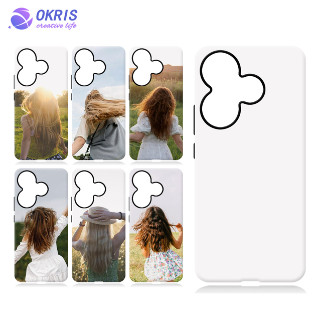 Factory Price Heat Transfer Heavy Duty Tough 3D Film Blank Mobile Phone Case for Redmi Turbo 3 DIY Sublimation Phone Cover