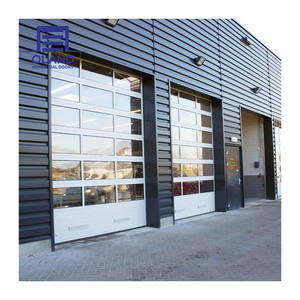 Puertas <span class=keywords><strong>de</strong></span> Garaje Modernas Comerciales <span class=keywords><strong>de</strong></span> Aluminio y Vidrio sin Marco, <span class=keywords><strong>Puerta</strong></span> <span class=keywords><strong>de</strong></span> Vidrio <span class=keywords><strong>de</strong></span> Vista Completa Residencial con Acabado Antirrobo para Villas - Product Image 5