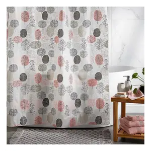CF BCPA23 Eco Friendly European Style Bathroom Curtain Waterproof Fabric Shower Curtains Shower Curtain Bathroom
