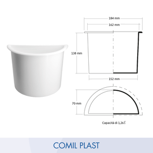 Doublure en plastique de qualité supérieure pour Vases muraux Mausolée en marbre Crypte Cimetière Uniquement Vase en plastique pour l'exportation - Product Image 3
