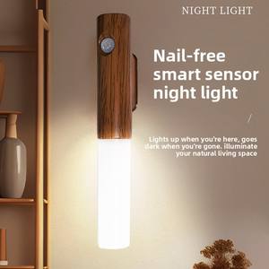 Veilleuse LED moderne à recharge USB avec capteur <span class=keywords><strong>de</strong></span> mouvement intelligent pour éclairage <span class=keywords><strong>de</strong></span> chevet, armoire et maison - Product Image 2