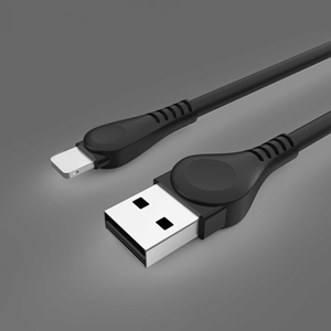 Durable 1m USB 2.0 2A PVC 8pin USB Data Sync Charging Cable For <span class=keywords><strong>i</strong></span> phone 5S 6 6s plus 7 8 XS MAX XR - Product Image 1