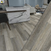 Loseta de PVC Rígida Impermeable de Lujo, Loseta LVT de 4mm 5mm 6mm con Sistema de Clic, Piso Vinílico de Lujo SPC