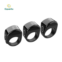 Equantu QB702 Anillo de Rosario, Contador de Oraciones Zikr Tasbih, Regalo Musulmán, Aplicación de Fábrica, Azan, Rosario Electrónico Personalizable