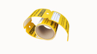 Etiqueta Indicadora de PVC Personalizada, Etiqueta de Seguridad Impermeable en Rollo