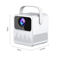 Mini Proyector Portátil LED con USB, TF, IR y Salida de Audio para Presentaciones Empresariales y Viajes