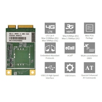 Módulo Quectel EC25 Mini PCIe para Aplicaciones IoT/M2M, Interfaz USB, Estilo Interno, Velocidad de Descarga de 150 Mbps/Velocidad de Subida de 50 Mbps, LTE Cat 4