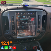 Écran de style Tesla Radio intelligente Carplay stéréo pour Chevrolet Silverado GMC SIERRA 2014-2019 Mise à niveau de la navigation GPS
