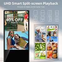 MWE EE. UU. Almacén LCD Señalización digital Pantalla táctil de 43 pulgadas Grado comercial para pantalla de publicidad interior con CMS